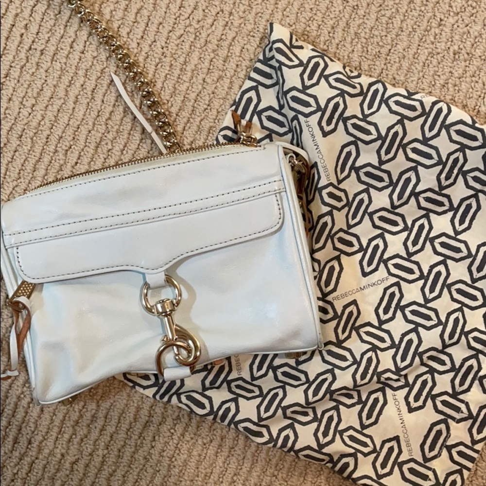 Rebecca minkoff pale blue cross body